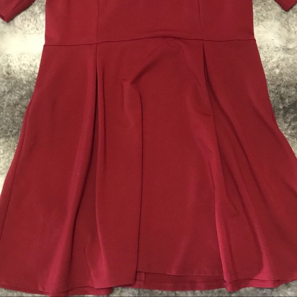 Maurices Cranberry Res Dress - Picture 3 of 5